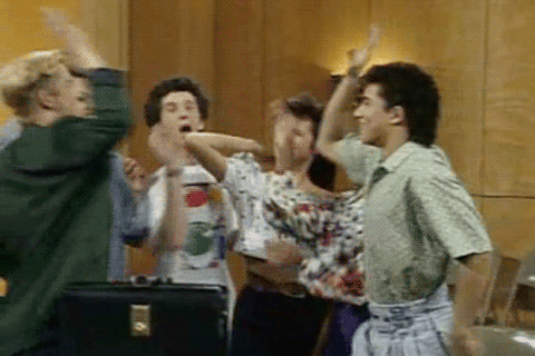 High Five Saved By The Bell GIF - Find & Share on GIPHY