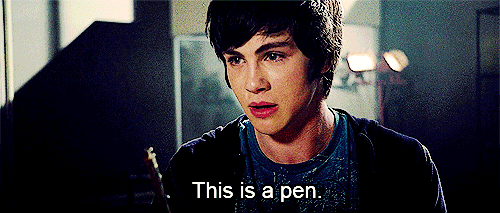 Percy Jackson This Is A Pen GIF - Find & Share on GIPHY