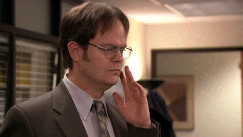 Escena de The Office, Dwight diciendo: It's True