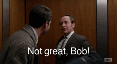 Pete Campbell Not Great Bob GIF - Find & Share on GIPHY