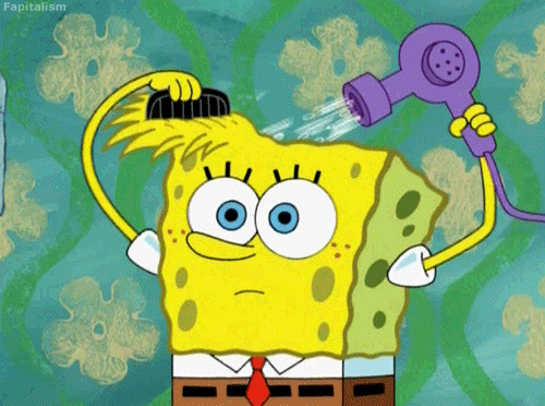 Hair Routine By Spongebob Squarepants Find And Share On Giphy