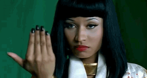 Serious Nicki Minaj GIF - Find & Share on GIPHY