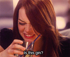 Emma Stone Drinking GIF - Find & Share on GIPHY