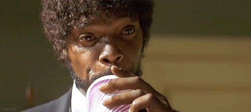 Pulp Fiction Drinking GIF - Find & Share on GIPHY