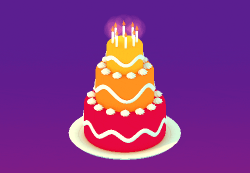 Happy Birthday 3D GIF by Michael Shillingburg - Find & Share on GIPHY