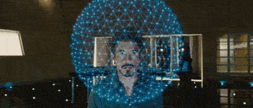 Iron Man Hologram GIF - Find & Share on GIPHY